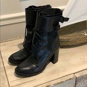 Tory Burch Combat Boors ( 8.5)